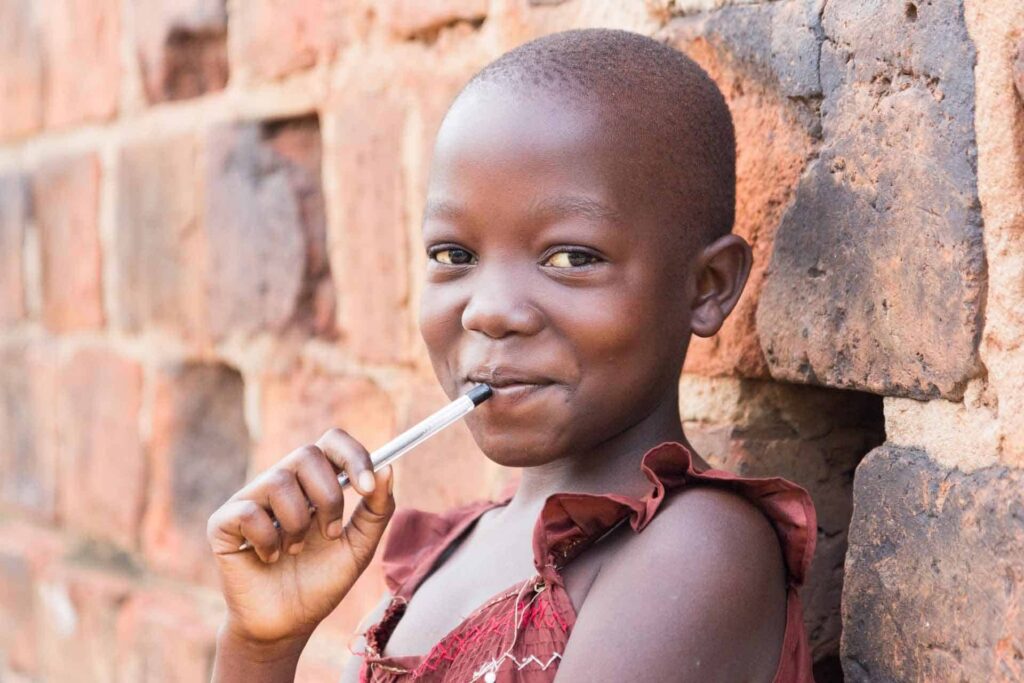 ugandan child smiling